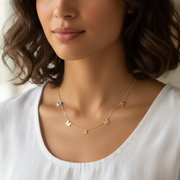 Sentiments Spaced Out Initial Necklace